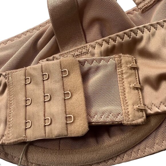 SKIMS Woven Shine Underwire Bra 42D Pink Sand - Picture 6 of 10